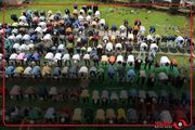 اقامه نماز عید سعید فطر در کشمیر ھند