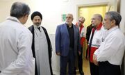 بازدید مسئولان حج و زیارت از مرکز پزشکی هلال احمر در مدینه