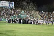 جشن صعود خیبر به لیگ برتر در سکانس آخر لیگ دسته اول