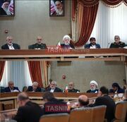 جلسه گروه‌های مقاومت با حضور سردار سلامی و سردار قاآنی در تهران