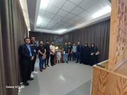 بازدید دانشجویان بین‌المللی دانشگاه ارومیه از جام طلایی حسنلو در موزه ارومیه