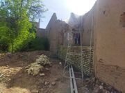 مرمت خانه تاریخی کشفی در شهرستان مهریز
