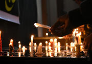 مراسم افروختن شمع و زیارت منبر در شاهرود برگزار شد