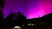 طوفان خورشیدی آسمان سراسر جهان را رنگارنگ کرد! +تصاویر