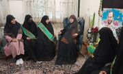 دیدار متفاوت خادمیاران کانون ایثار و شهادت منطقه ۱۴ با مادر شهید اسداللهی