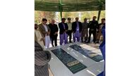 عطر افشانی مزار شهدای گمنام شهرستان تفتان به مناسبت هفته عقیدتی سیاسی