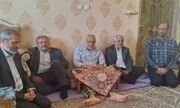 عیادت از پیرغلام حسینی و یادگار سال‌های دفاع مقدس در شهرکرد