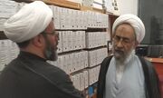 بازدید رئیس سازمان نشر آثار و ارزش‌های مشارکت روحانیت در دفاع مقدس از مرکز اسناد و مدارک قم