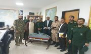 تقدیر رئیس سازمان قضایی نیرو‌های مسلح مازندران از سرباز برگزیده مسابقات کشوری قرآن کریم