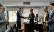دیدار مدیرکل حفظ آثار دفاع مقدس قزوین با رئیس دانشگاه کار الوند