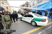 خودسوزی یک مرد در میدان انقلاب تهران