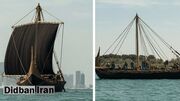 کشتی بادبانی ۴۰۰۰ ساله‌ای که در خلیج فارس جولان می‌داد، بازسازی شد / عکس