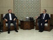 دیدار دکتر امیرعبداللهیان وزیر امور خارجه با فیصل مقداد وزیر خارجه سوریه