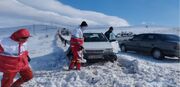 امدادرسانی به ۹۶۰ نفر گرفتار شده در برف و کولاک خلخال
