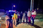 ۴ ساعت تلاش تیم های عملیاتی هلال احمر خراسان شمالی در پی جستجوی فرد مفقود شده روستای برزلی شیروان