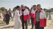 فعالیت ۲ بالگرد هلال احمر برای امدادرسانی به سیل‌زدگان سیستان و بلوچستان