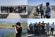 برگزاری تور رسانه ای بازدید از تالاب های اقماری پارک ملی دریاچه ارومیه