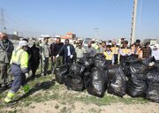 جمع آوری 90 تن پسماند و نخاله ساختمانی در پویش "مسیرسبز- ایران پاک"