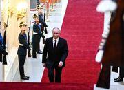 آغاز رسمی پنجمین دوره ریاست جمهوری پوتین پس از ادای سوگند