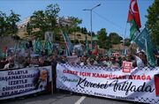 تظاهرات مردمی علیه آمریکا و اسرائیل در استانبول3664577