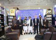 بازدید هیئت طالبان از موسسه طبع و نشر قرآن و نمایشگاه کتاب