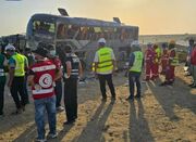 واژگونی اتوبوس در غرب عربستان/ دست کم ۱۴ نفر جان باختند