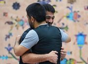 حضور حسن یزدانی در تمرینات تیم ملی کشتی آزاد