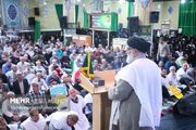 تاکید وارثان قیام ۱۵ خرداد در ورامین بر شرکت گسترده در انتخا... -