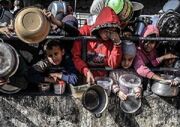 وضعیت فاجعه‌بار گرسنگی در شمال نوار غزه/ ده‌ها کودک در خطر م... -