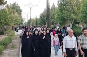برگزاری پیاده روی حرم تا حرم در کاشمر همزمان با عید غدیر - اکونیو