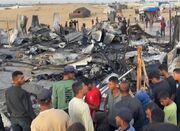 روز ۲۶۸ طوفان الاقصی| شهادت ۶ فلسطینی در بمباران جنوب غزه - اکونی