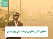 بادهای۱۲۰روزه کابوس مردم سیستان و بلوچستان - اکونیوز