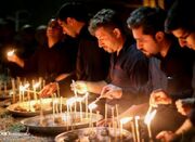برگزاری مراسم شمع گردانی تاسوعای حسینی در مشگین شهر - اکونیوز