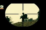 مهارت نیروهای فلسطینی در شکار یک تک‌تیرانداز صهیونیست+فیلم - اکون