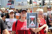 تظاهرات خانواده اسرا در قلب تل‌آویو علیه نتانیاهو
