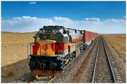 حرکت بدون مجوز لکوموتیو قطار ترانزیتی افغانستان به سمت مرز رازی
