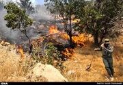 4 آتش سوزی در مراتع اصفهان در یک روز