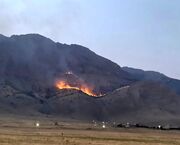 ویدیو / آتش‌سوزی در کوه‌های شمال لس‌آنجلس