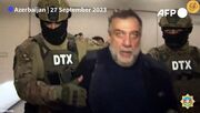(ویدئو) رهبر ارمنی‌های قره‌باغ در اسارت ارتش آذربایجان