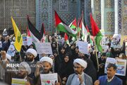(تصاویر) تجمع مردم اردبیل علیه جمهوری آذربایجان و ترکیه