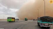 (تصاویر) طوفان شدید شن در مصر