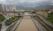 (ویدیو) خروشان شدن رودخانه کن تهران طی بارش ها