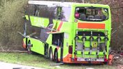 (ویدئو) حادثه مرگبار برای یک اتوبوس مسافربری در آلمان