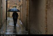 (تصاویر) بارش باران در یزد