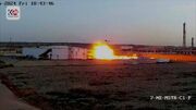 (ویدئو) لحظه اصابت پهپاد انتحاری به میدان گازی در سلیمانیه عراق