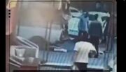 (ویدئو) انفجار هولناک چاه فاضلاب در تبریز