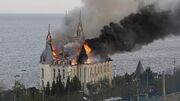 (ویدئو) اصابت موشک روسیه به قلعه هری پاتر