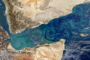 (تصویر) چشم‌انداز زیبای ناسا از تنگه هرمز و دریای عمان