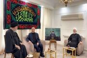 (ویدئو) حضور قالیباف و محسنی اژه‌ای در منزل رئیس‌جمهور