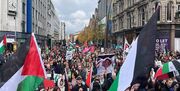 تجمع گسترده حامیان فلسطین در ایرلند